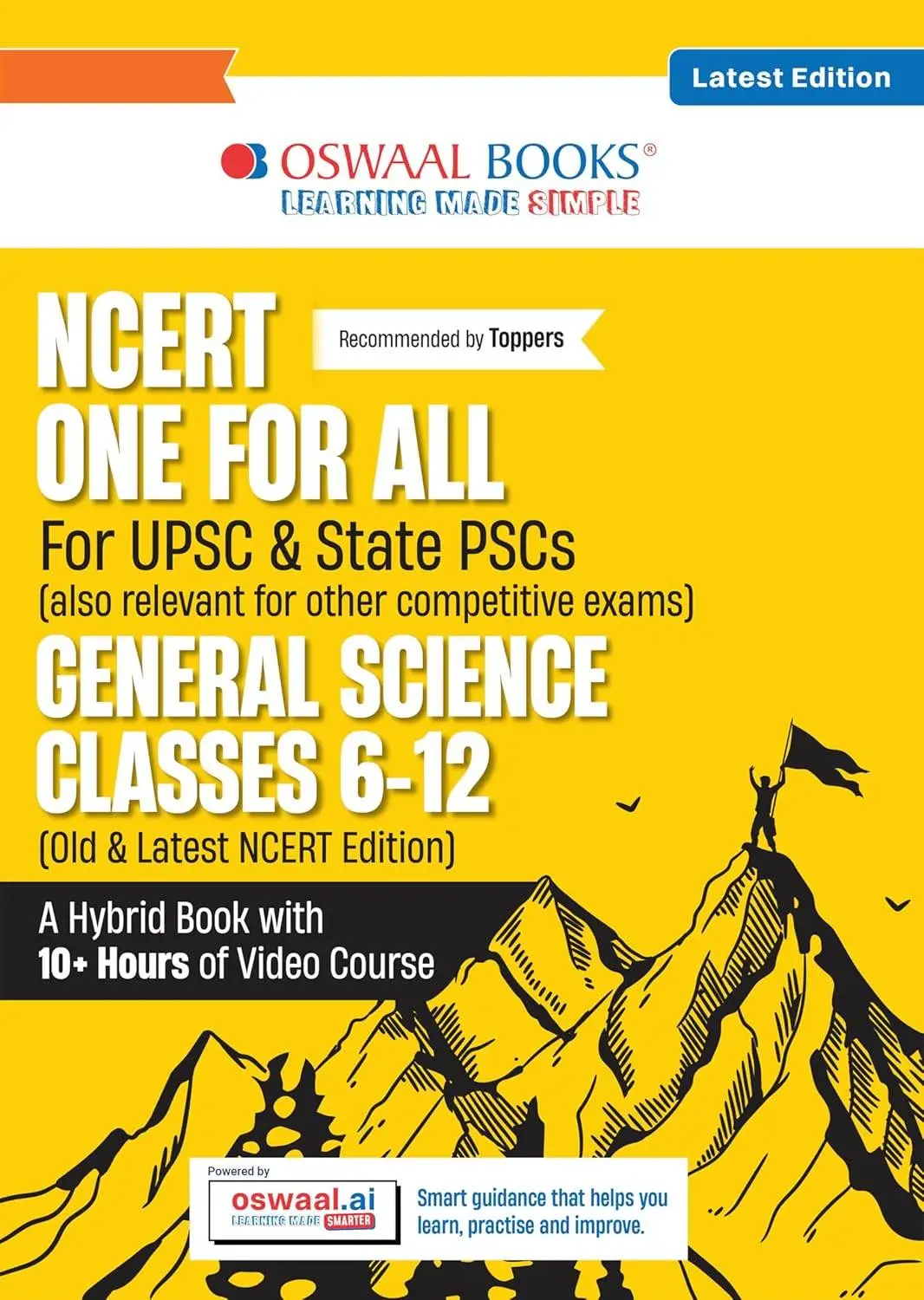 Oswaal NCERT One For All Book for UPSC & State PSCs | General Science Classes 6-12 (Old & New NCERT Edition) Latest Edition | 9789373014920