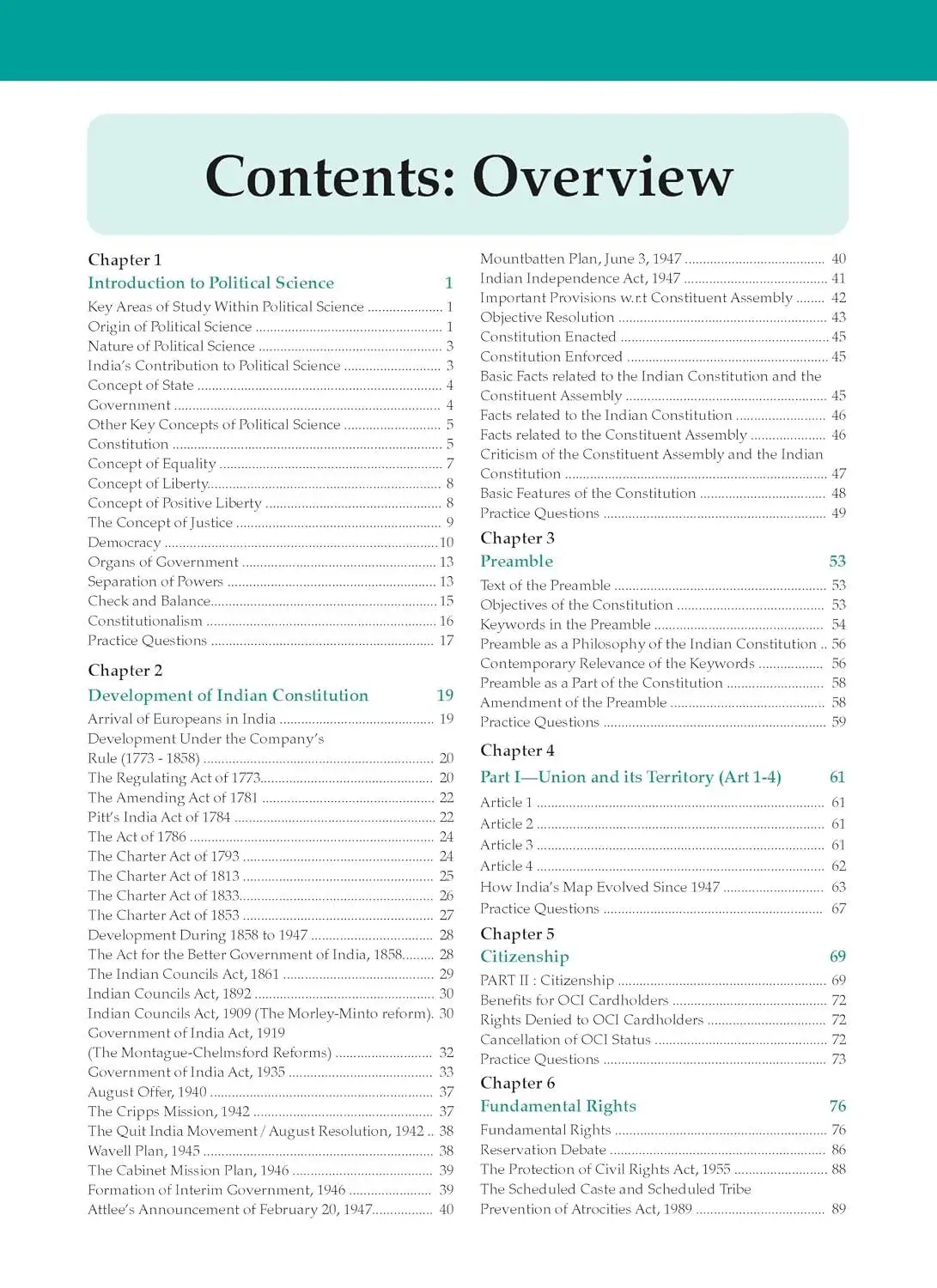 Oswaal Indian Polity for UPSC civil services preliminary and main examinations view 2