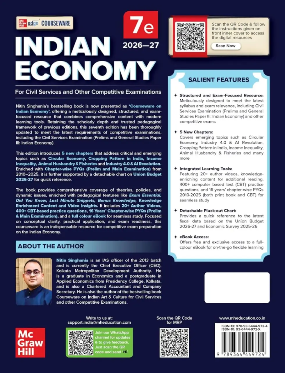 Indian Economy Courseware, 7e by IAS Nitin Singhania for UPSC 2026-27 | 16 Years' Prelims (2010-2025) & Mains PYQs (2021-2025) | 9789364449724 view 5