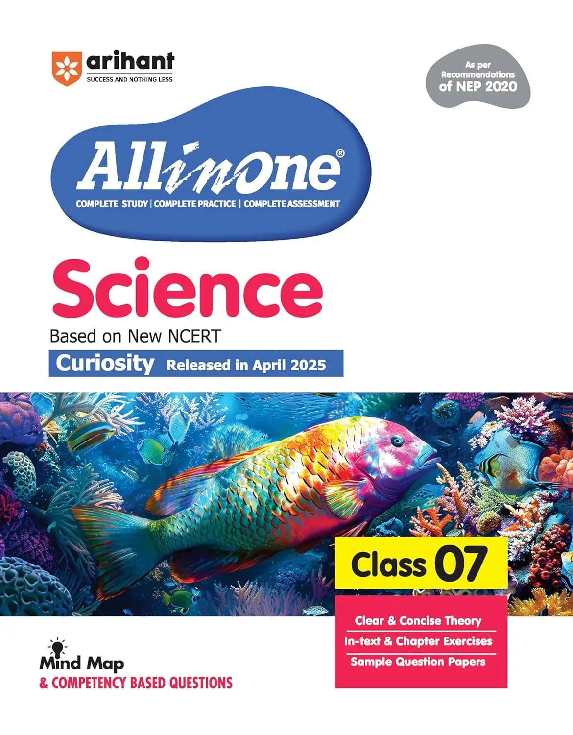 Arihant All in One Science (Curiosity) Class 7 for CBSE Exam 2026-27 | F1315| 9789370788138