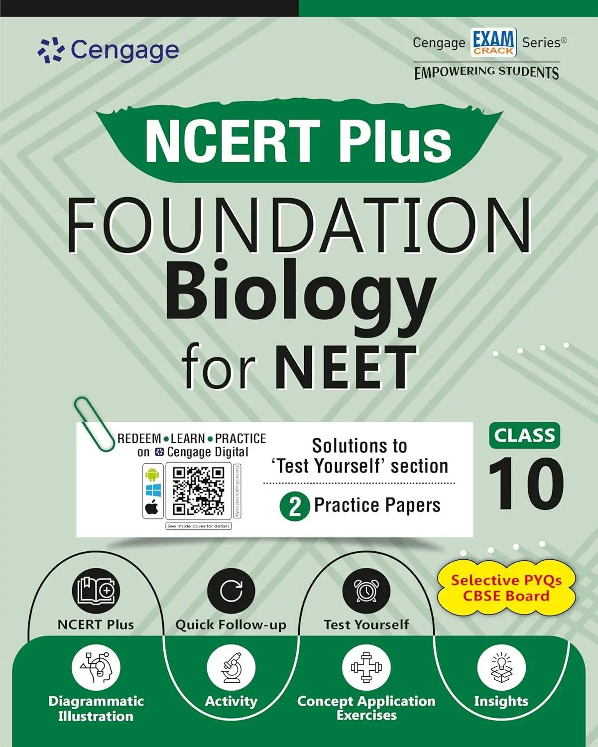 Cengage NCERT Plus Foundation Biology for NEET: Class 10 | 9789360536763
