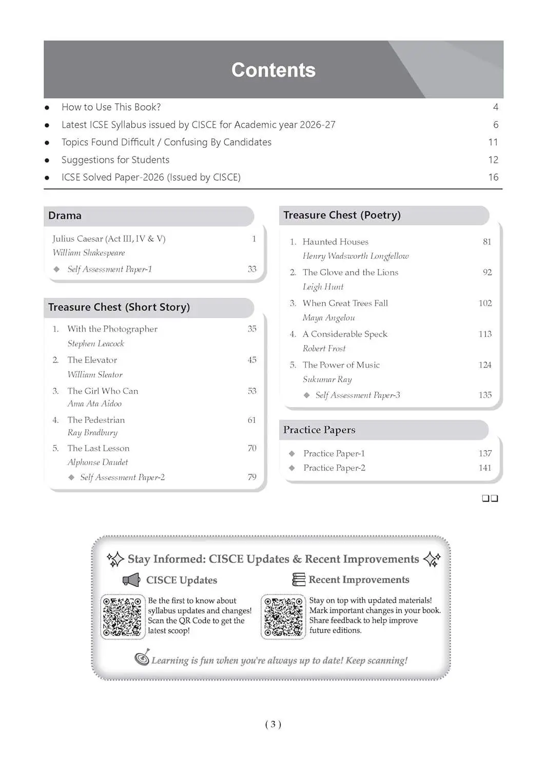Oswaal Class 10 ICSE Question Bank English Paper-2 Literature (2017 – 2026) |For 2027 Exam | 9789373011066 view 2