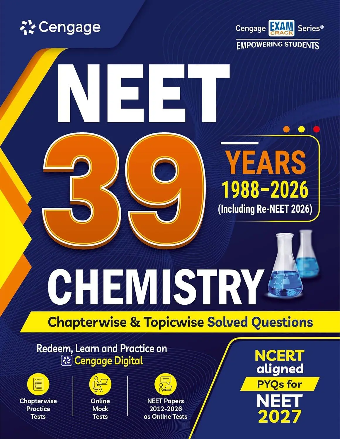Cengage NEET 39 Years (1988-2026) Chemistry Chapterwise & Topicwise Solved Questions | 9789366601106