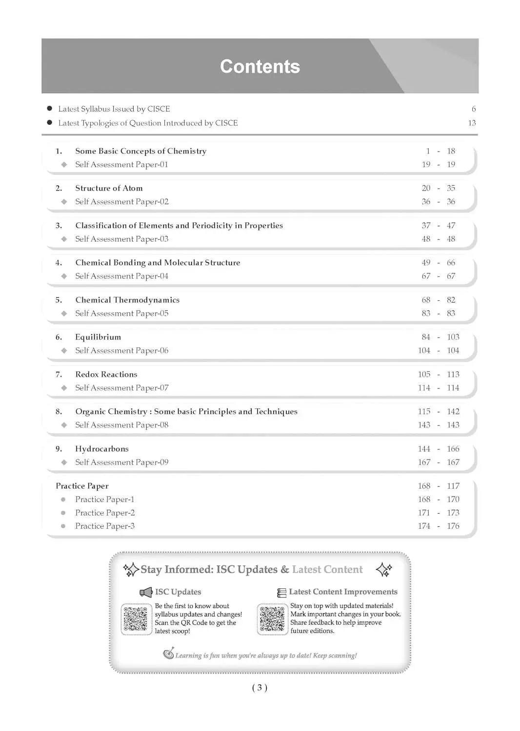 Oswaal Class 11 ISC Chemistry Question Bank | Chapter-wise & Topic-wise with Competency Based Questions | For 2027 Exam | 9789373010533 view 2