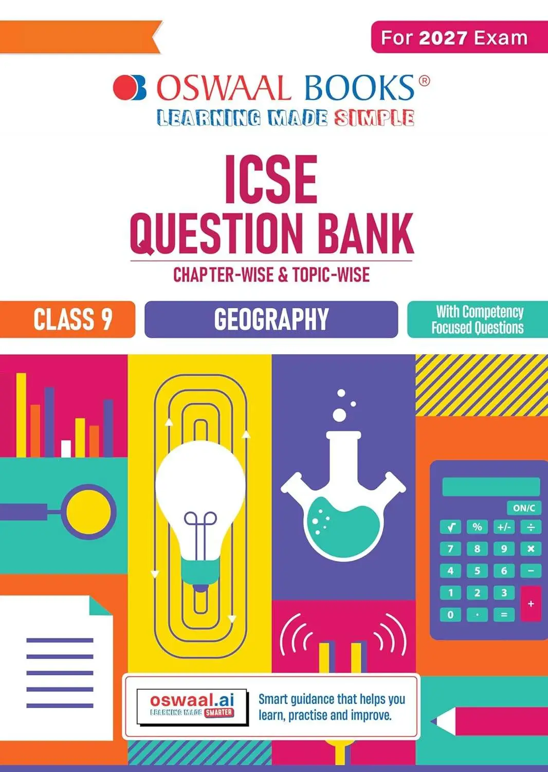 Oswaal ICSE Question Bank Geography Class 9 For 2027 Exam | 9789373010137