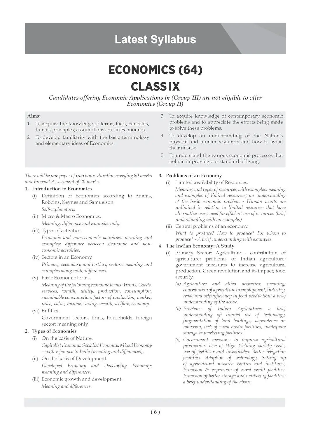 Oswaal ICSE Question Bank Economics Class 9 For 2027 Exam | 9789377138929 view 3