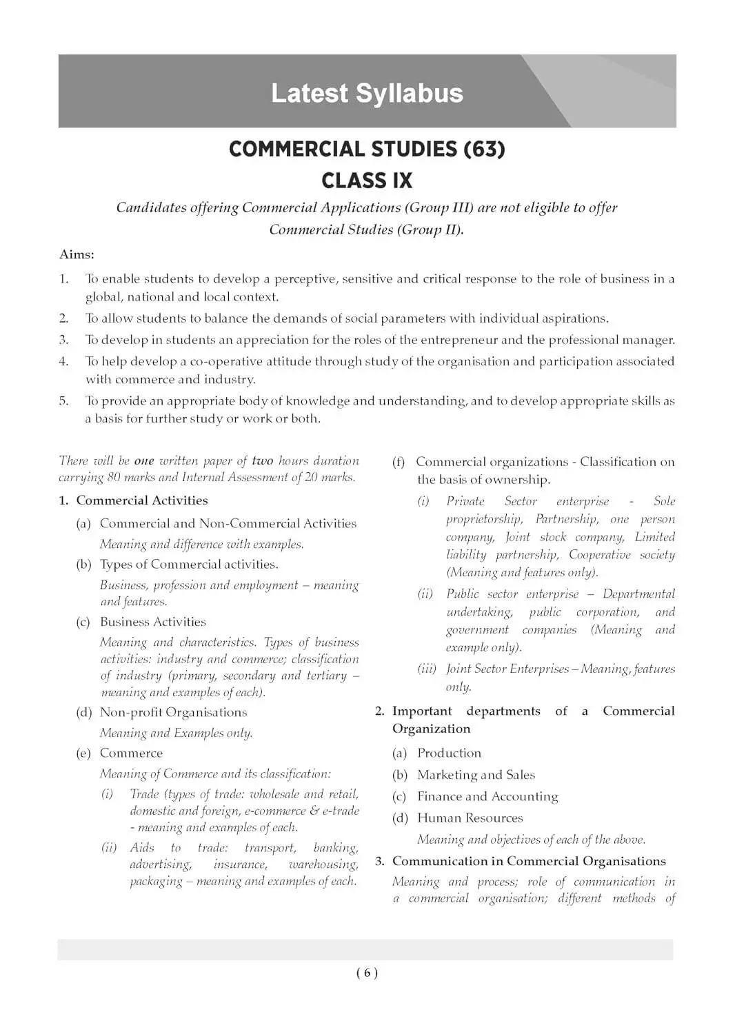 Oswaal ICSE Question Bank Commercial Studies Class 9 For 2027 Exam | 9789373010700 view 3