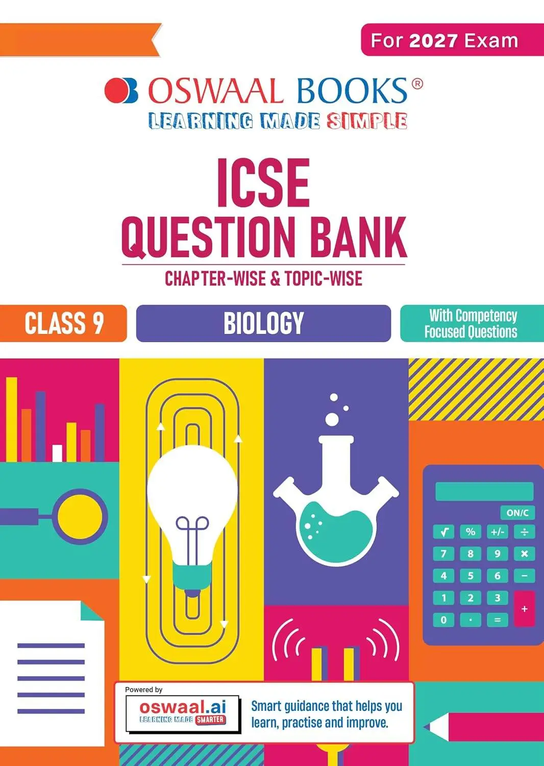 Oswaal ICSE Question Bank Biology Class 9 For 2027 Exam | 9789373015378