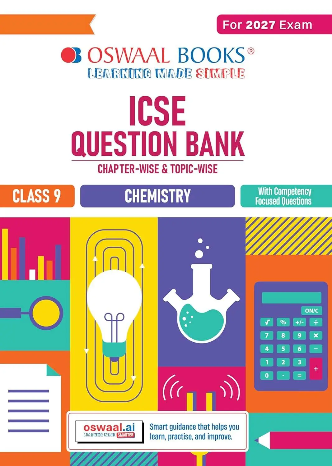 Oswaal ICSE Question Bank Chemistry Class 9 For 2027 Exam | 9789373011547