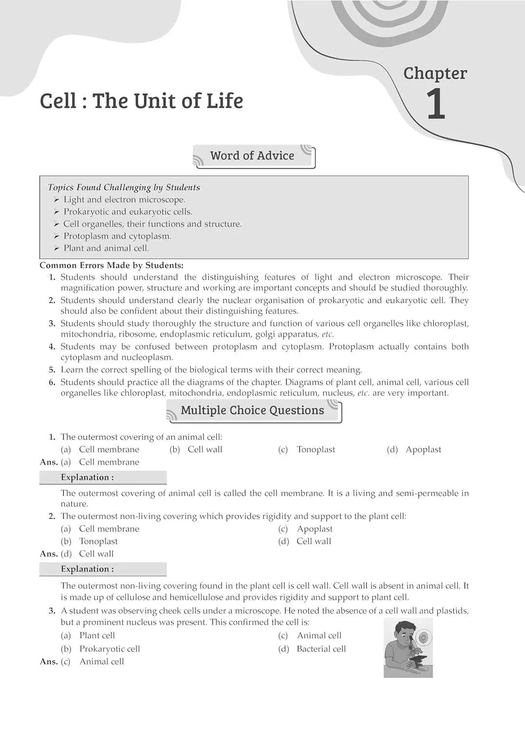 Gurukul by Oswal ICSE Class 9 Biology Most Likely Question Bank for 2027 Exam | 9788199931466 view 3