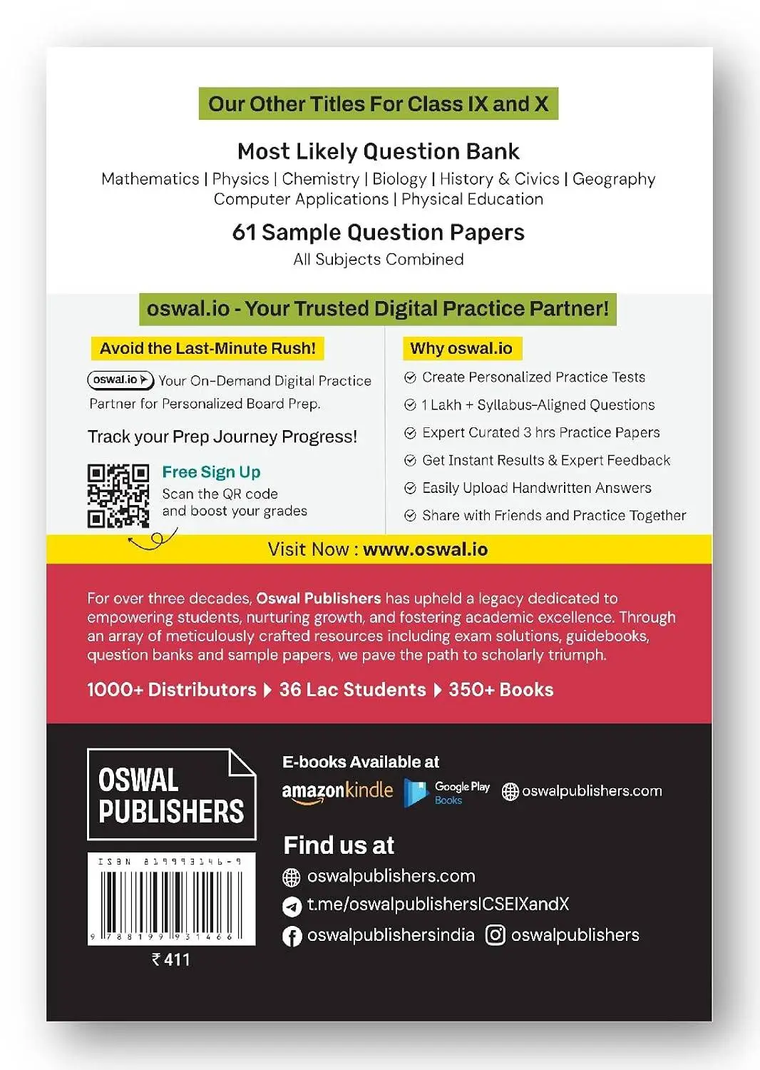 Gurukul by Oswal ICSE Class 9 Biology Most Likely Question Bank for 2027 Exam | 9788199931466 view 4