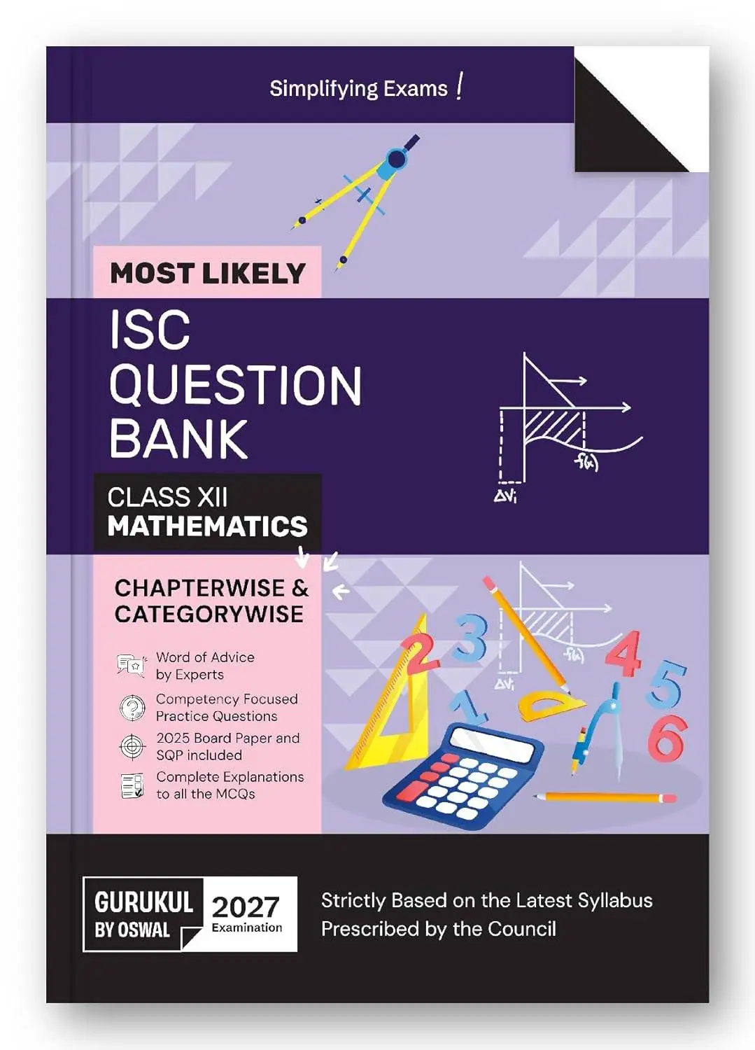 Gurukul by Oswal ISC Class 12 Mathematics Most Likely Question Bank for 2027 Exam | 9788199857568