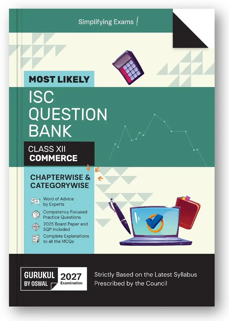 Gurukul by Oswal ISC Class 12 Commerce Most Likely Question Bank for 2027 Exam | 9788199857506