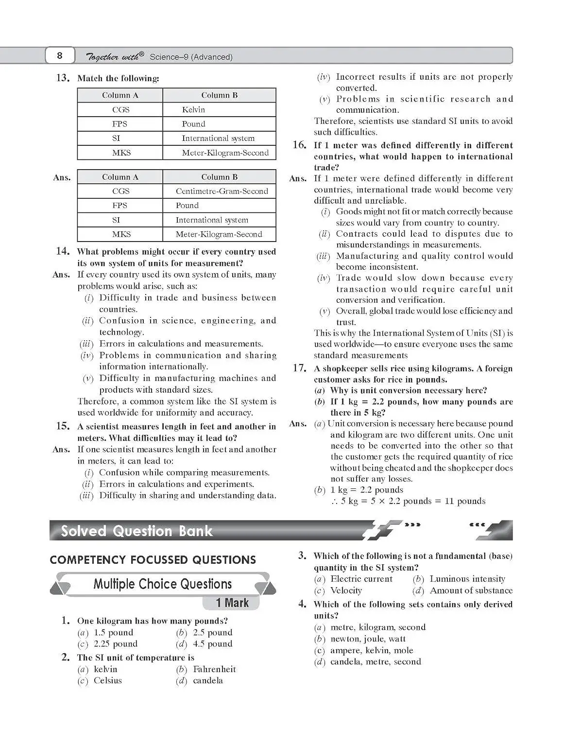 Together with 100 Plus Prep CBSE Question Bank for Class 9 Science 2026-27 for Advance Level | 9789378322426 view 3