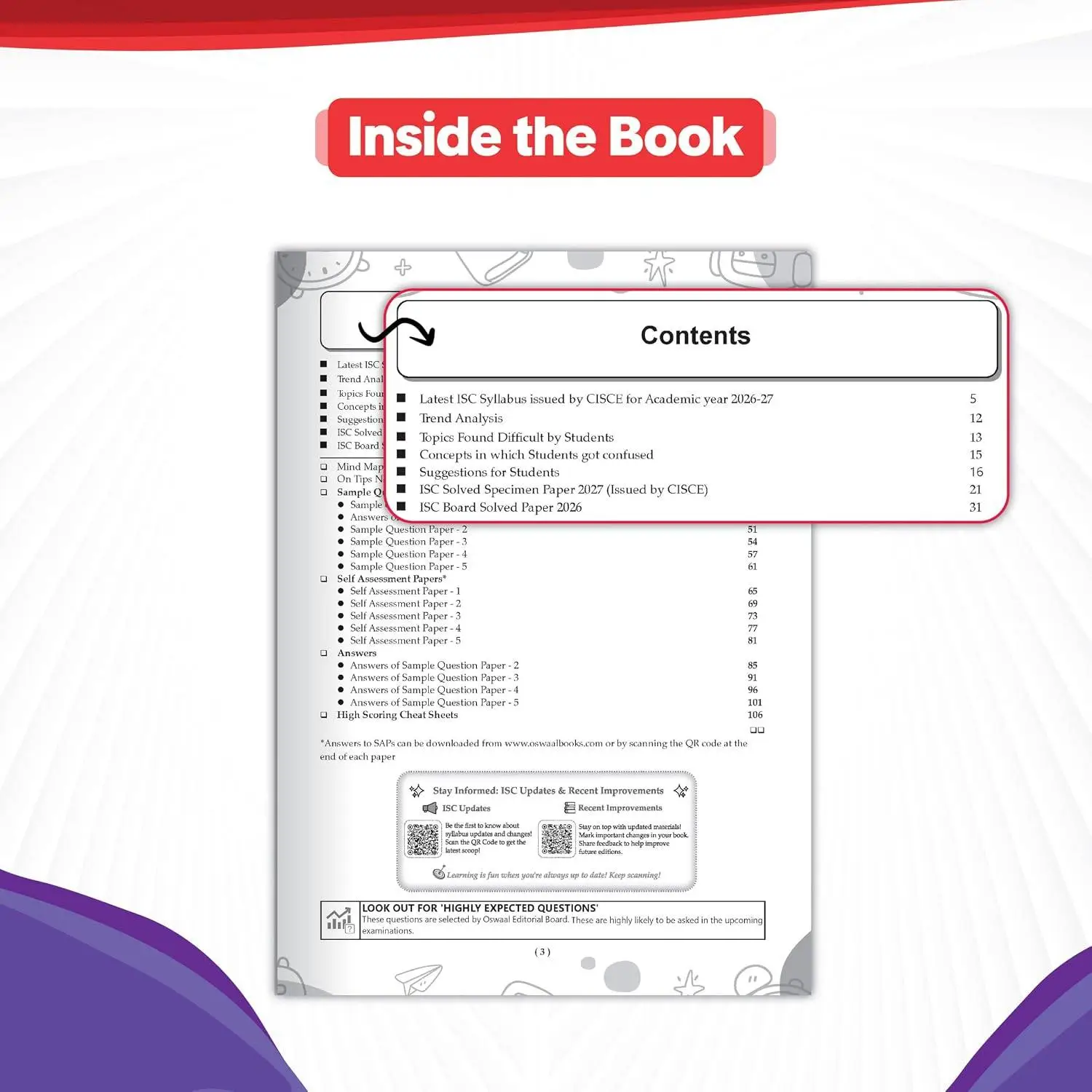Oswaal ISC  10 Sample Question Papers  Class 12 Chemistry For 2027 Exam | 9788167291202 view 2