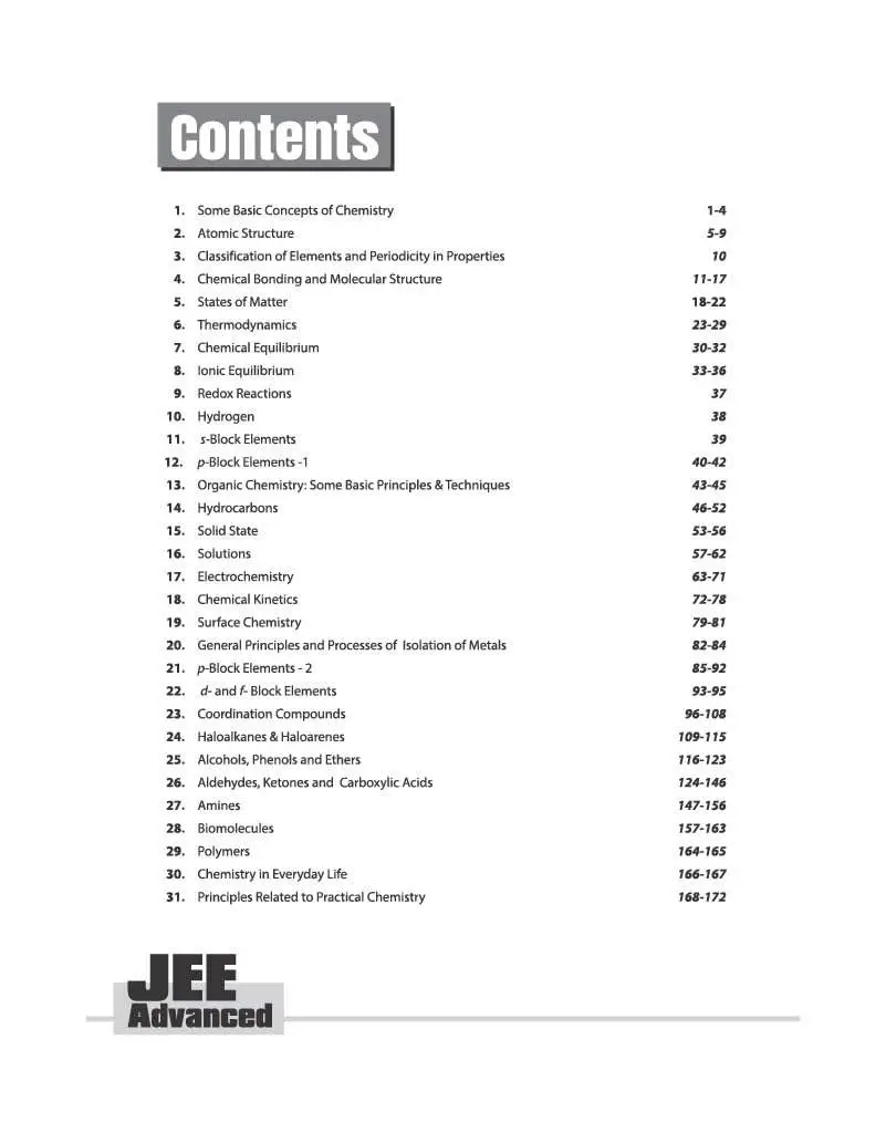 Arihant JEE Advanced Chemistry 2027 | Chapterwise Previous Year Questions (PYQs) & Solutions (2026–2013) | 9788169826648 | C1077 view 2