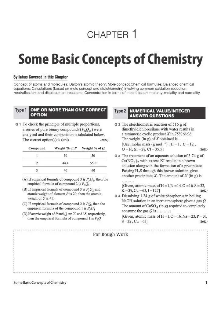 Arihant JEE Advanced Chemistry 2027 | Chapterwise Previous Year Questions (PYQs) & Solutions (2026–2013) | 9788169826648 | C1077 view 3