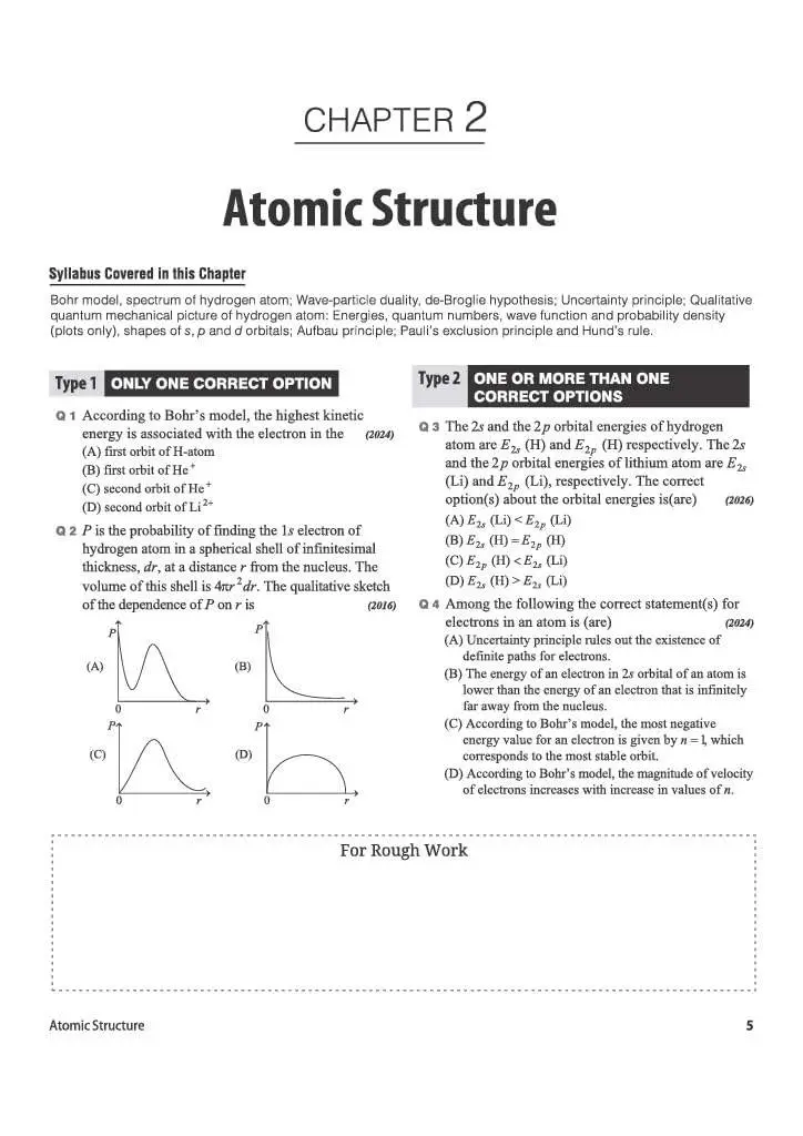 Arihant JEE Advanced Chemistry 2027 | Chapterwise Previous Year Questions (PYQs) & Solutions (2026–2013) | 9788169826648 | C1077 view 4