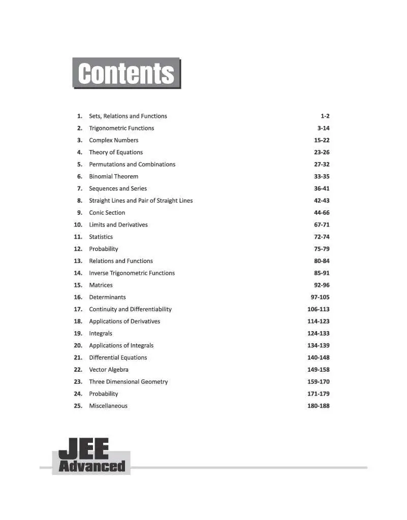 Arihant JEE Advanced Mathematics 2027 | Chapterwise Previous Year Questions (PYQs) & Solutions (2026–2013) | 9788169826655 | C1078 view 2