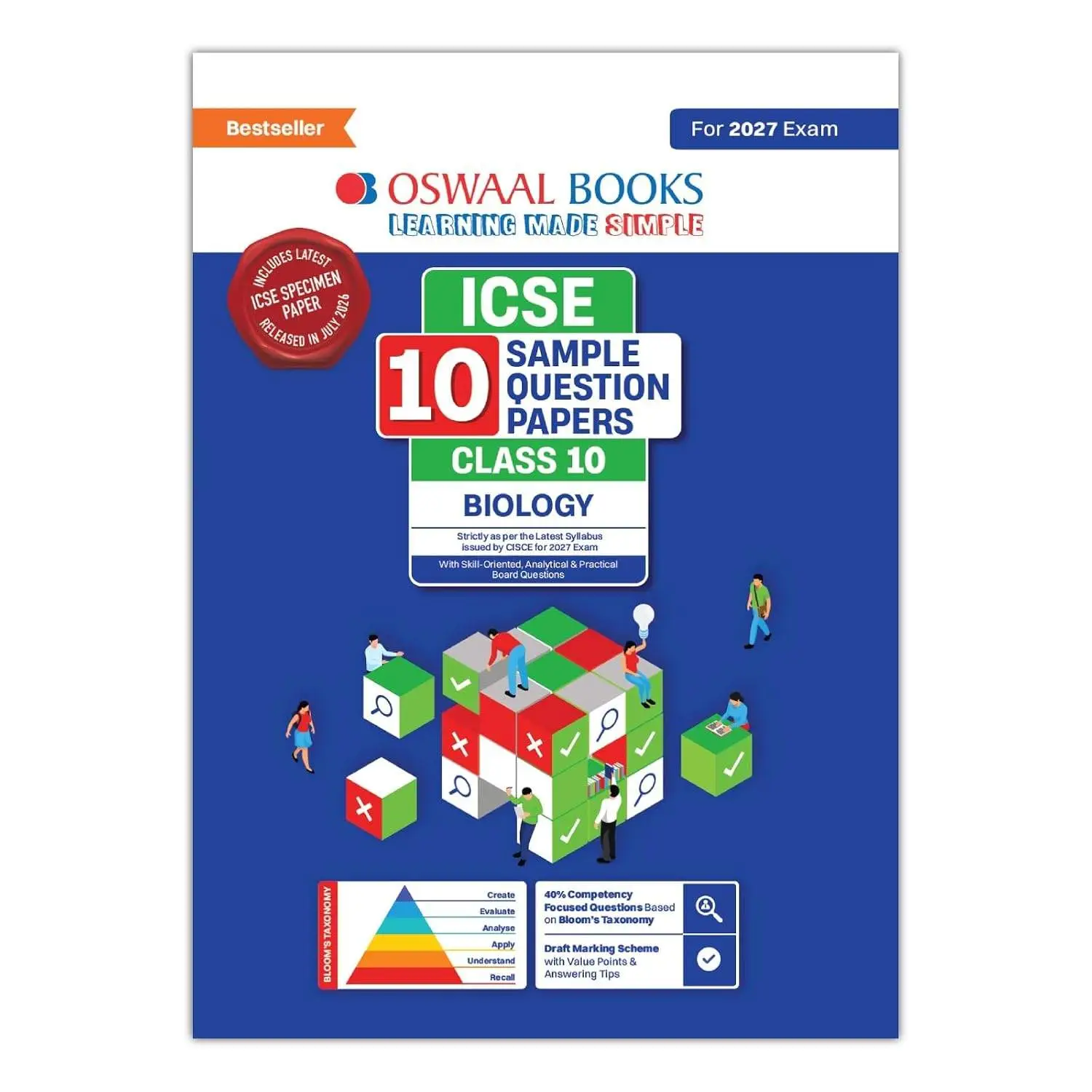 Oswaal ICSE | 10 Sample Question Papers | Class 10 | Biology (For 2027 Exam) | 9788167291134