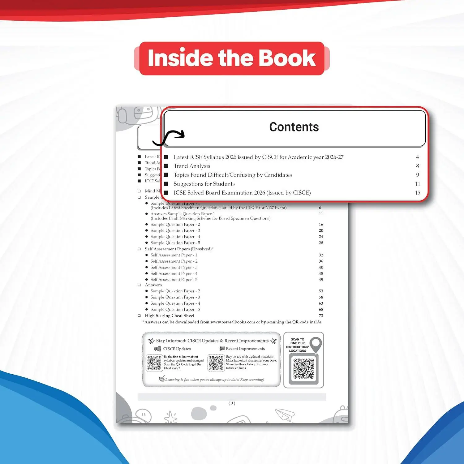 Oswaal ICSE 10 Sample Question Papers | Class 10 | English Paper-1 (Language) For 2027 Exam | 9788167291073 view 2