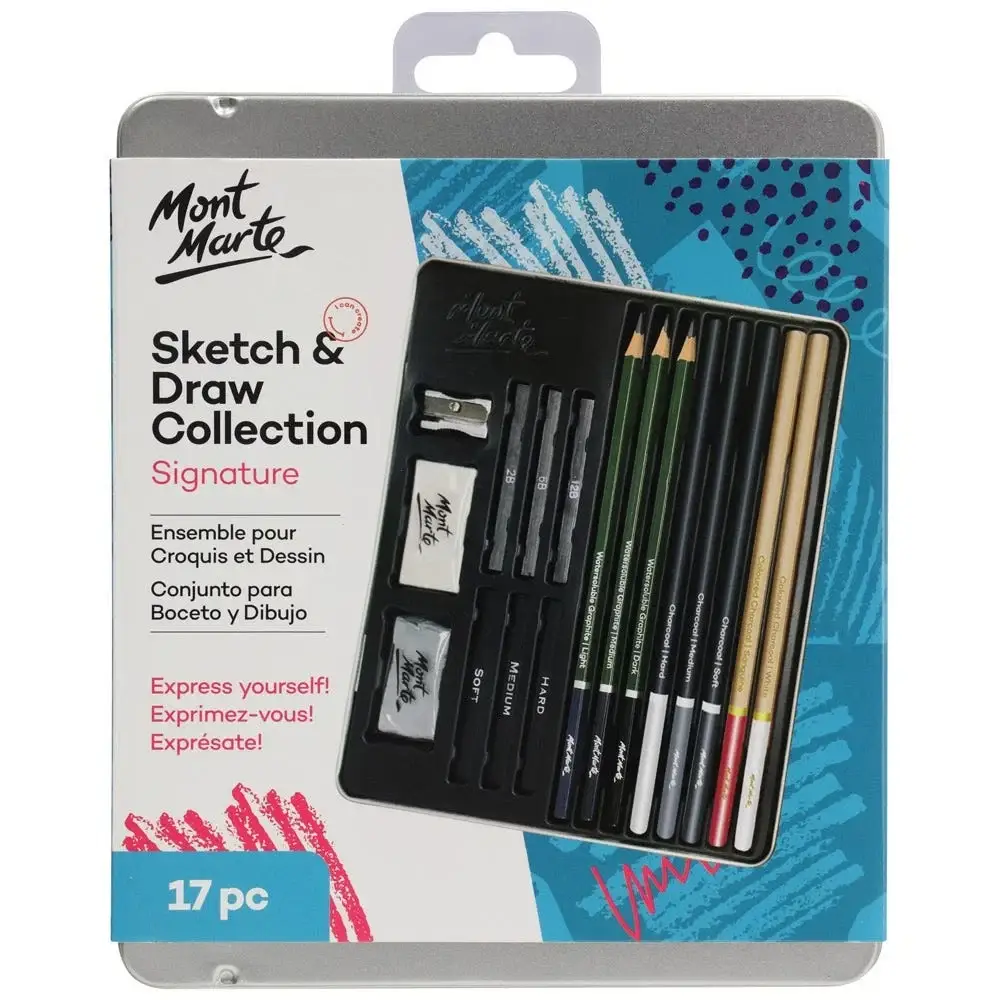 Mont Marte Signature Sketch & Draw Collection 17 pcs