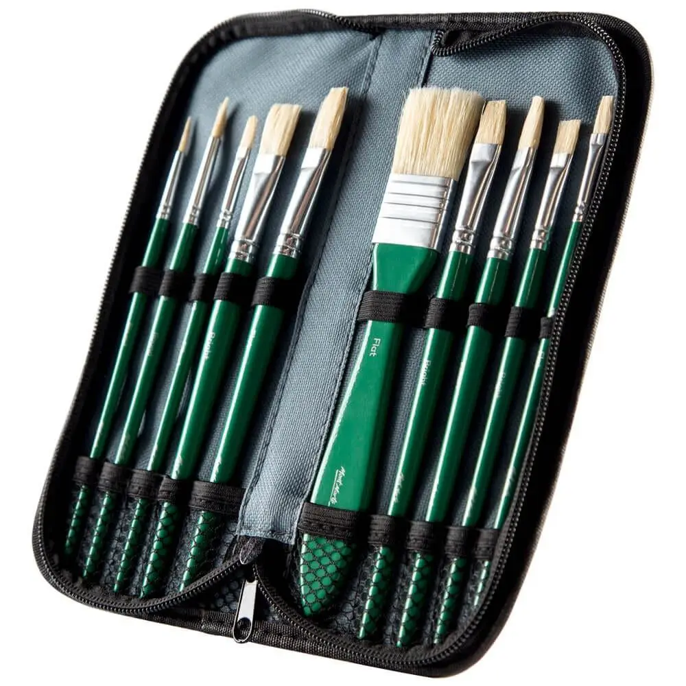 Mont Marte Oil Brush Set 11 Pcs view 2