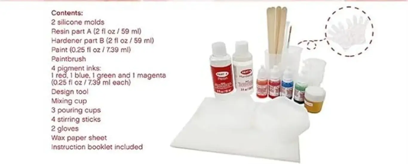 Craft Smart Decorative Resin Kit Trinket Dishes view 3