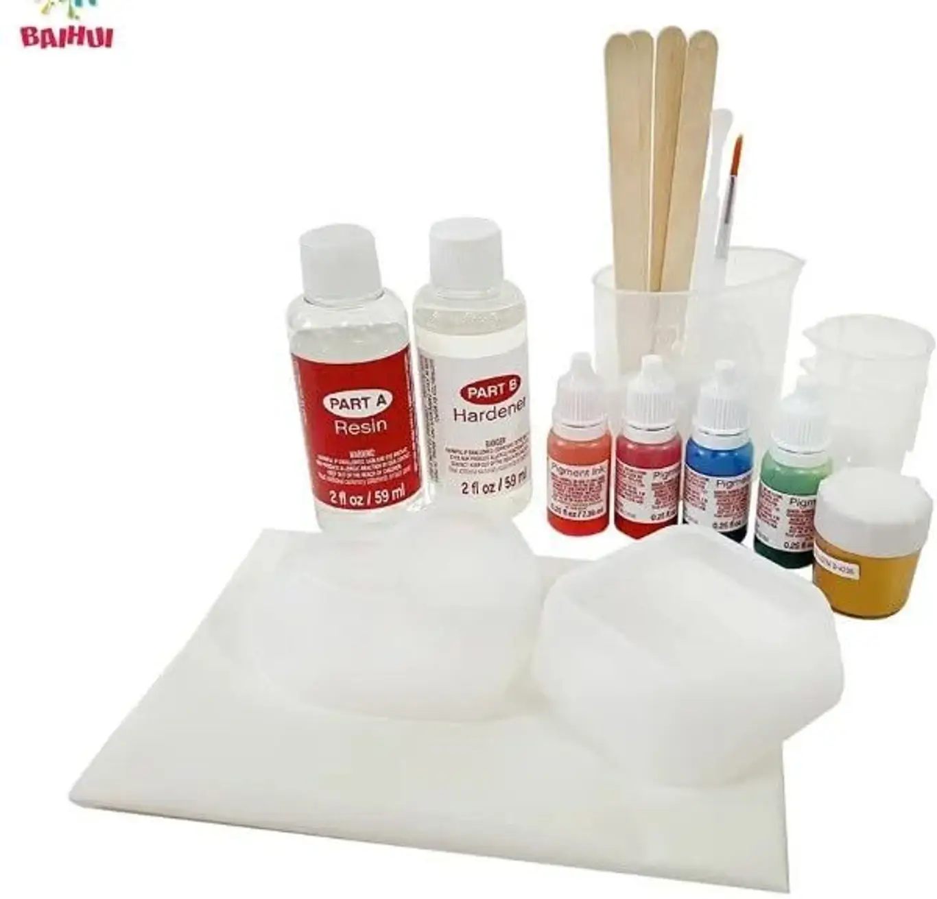 Craft Smart Decorative Resin Kit Trinket Dishes view 4