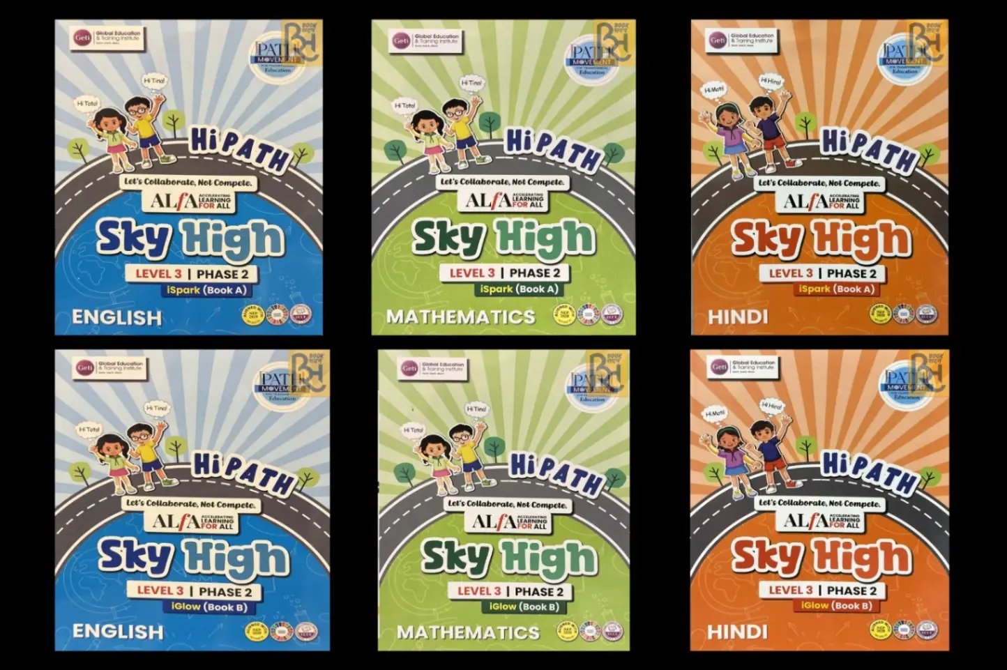 CMS Sky High Level 3 Phase 2 - English, Mathematics, Hindi | Class K G
