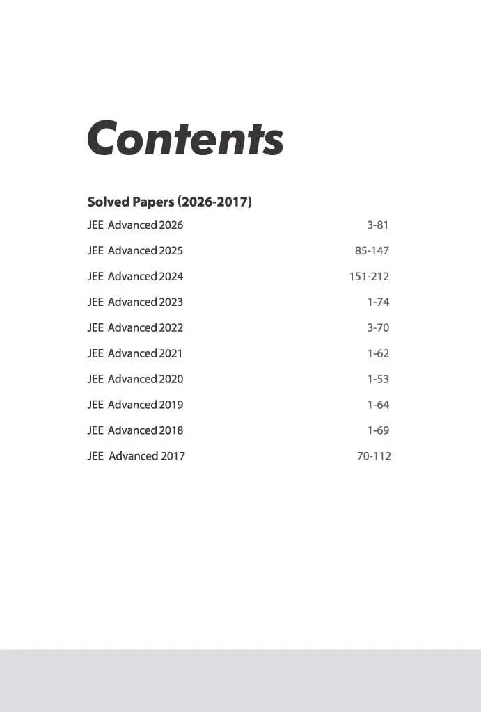 Arihant JEE Advanced 2027 | 10 Years' Solved Papers (2026–2017) | Physics, Chemistry & Mathematics | 9788169826112 | C007 view 2