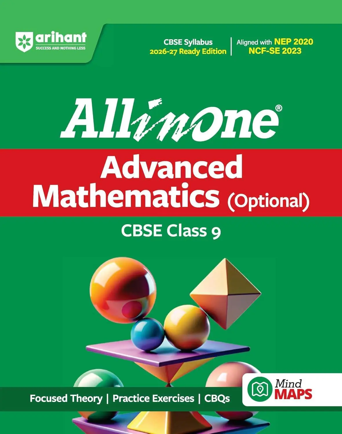 Arihant All in One Advanced Mathematics (Optional) CBSE Class 9 2026-27 | 9789378163777 | F1392