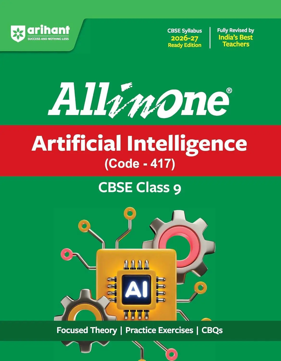 Arihant All in One Artificial Intelligence (Code-417) Class 9 for CBSE Exam 2026-27 | 9789378160219 | F1202
