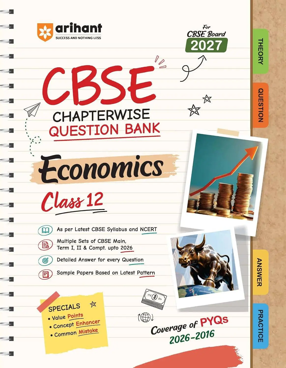 Arihant CBSE Economics Class 12 Chapterwise Question Bank for Board Exam 2027 | 9788167214195 | F1159
