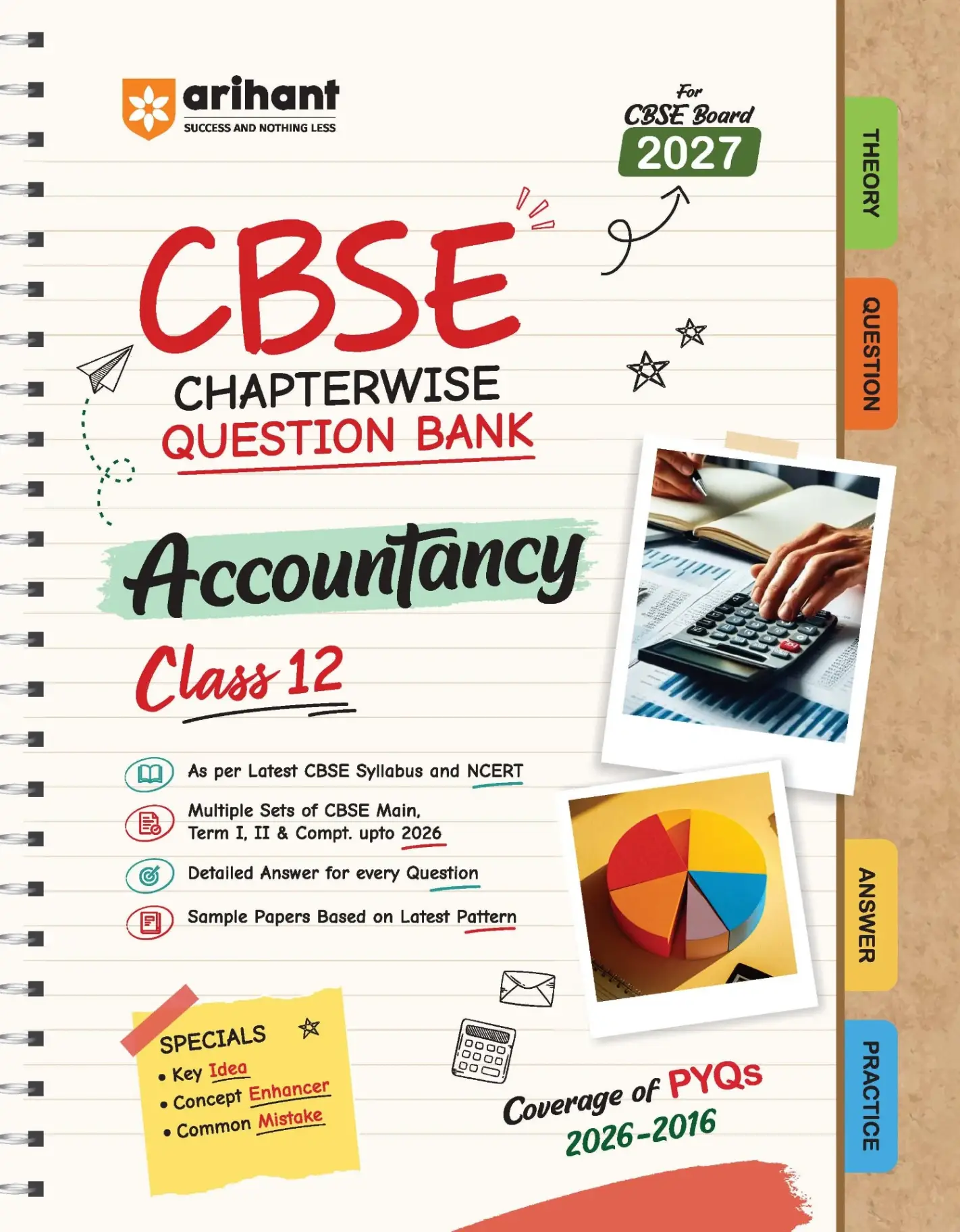 CBSE Accountancy Class 12 Chapterwise Question Bank for Board Exam 2027 | 9788167214188 | F1158