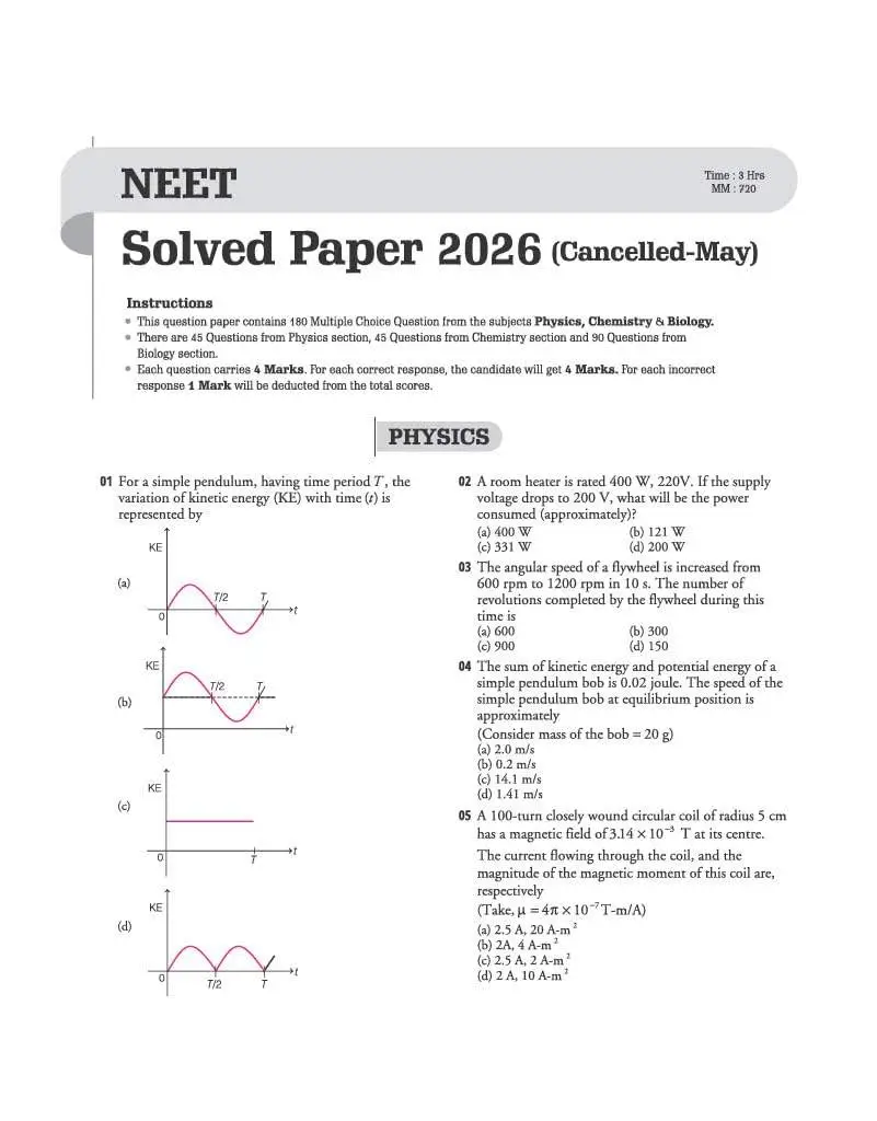 Arihant 32 Original Papers NEET (UG) 2027 | 19 Years (2026–2008) Papers Including Re-NEET 2026 with 5000+ Real Questions | 9789378169533 | C067 view 3