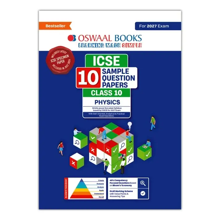 Oswaal ICSE 10 Sample Question Papers Class 10 Physics | 9788167291103