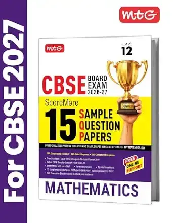 MTG CBSE Class 12 ScoreMore 15 Sample Question Papers Mathematics For 2027 Board Exam | 9788117311875