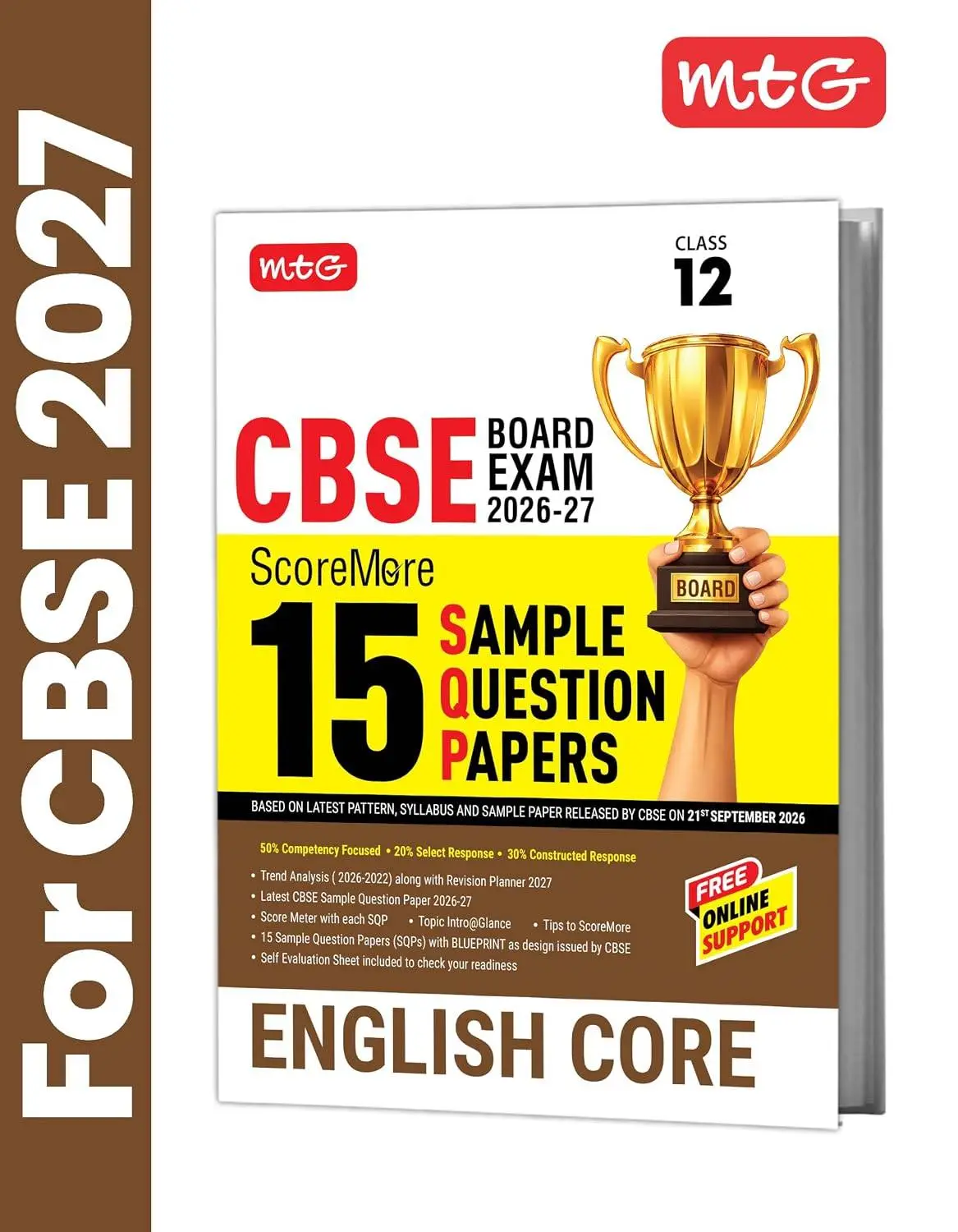 MTG CBSE Class 12 ScoreMore 15 Sample Question Papers English Core For 2027 Board Exam | 9788117311851