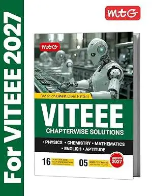 MTG VITEEE PYQ Book For 2027 Exam | 16 Years (2026-2010) Chapter-wise Solved Question Papers with Model Test Papers Physics, Chemistry, Mathematics, English & Aptitude