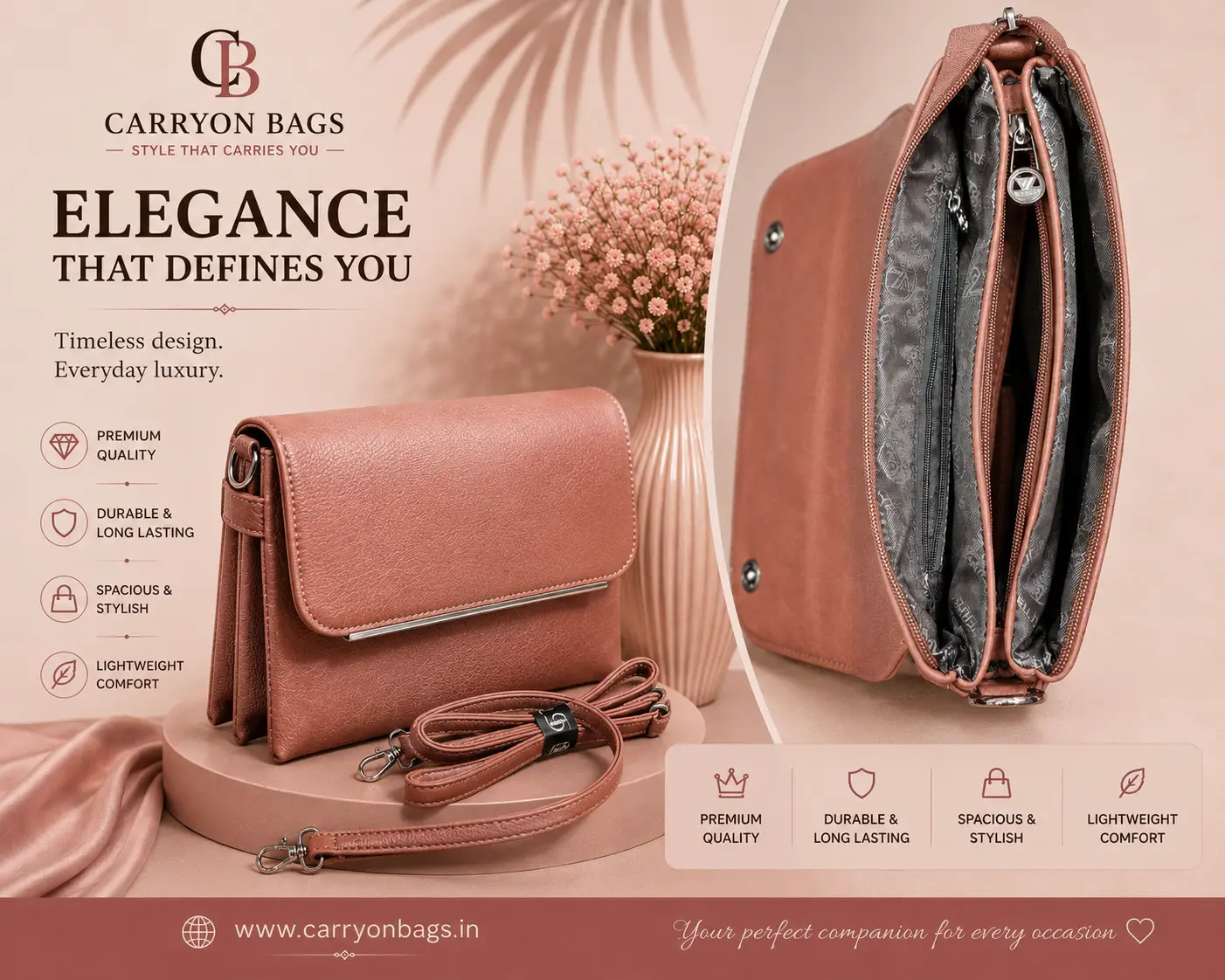 imported sling bag view 2