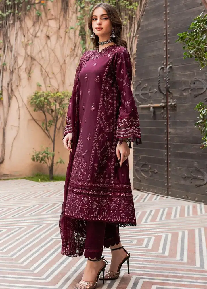 Farasha Bahaar Festive Lawn Collection – Vasl view 4