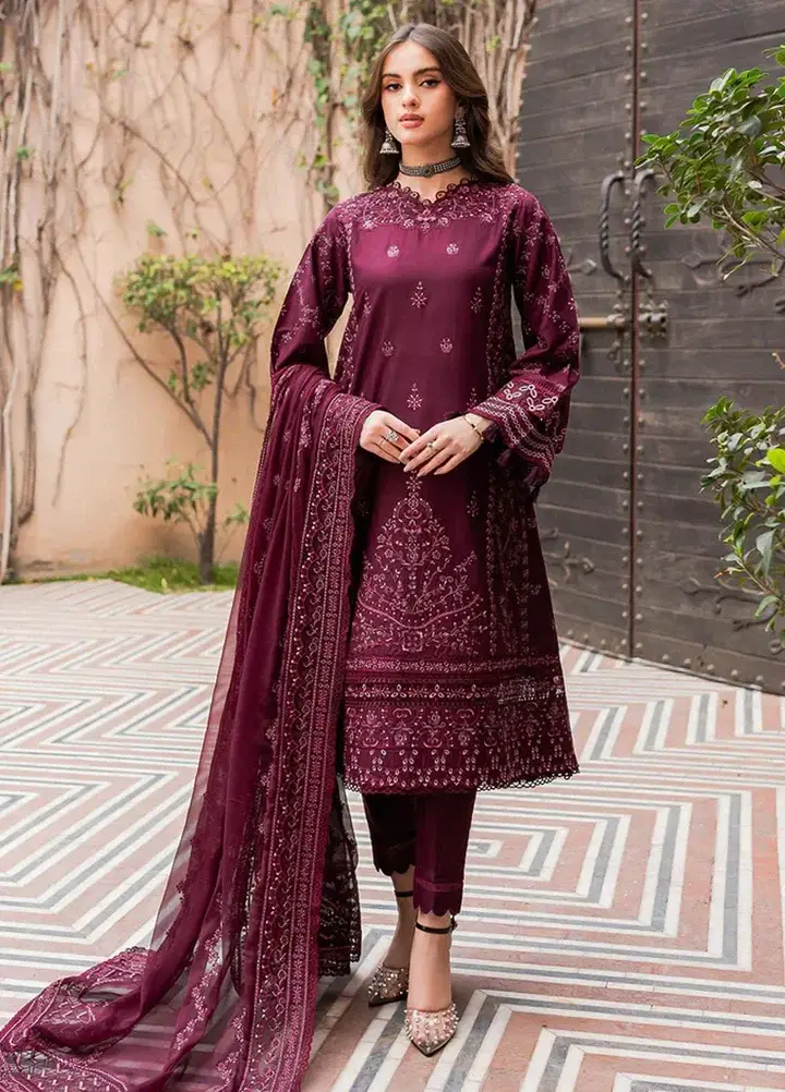 Farasha Bahaar Festive Lawn Collection – Vasl view 6