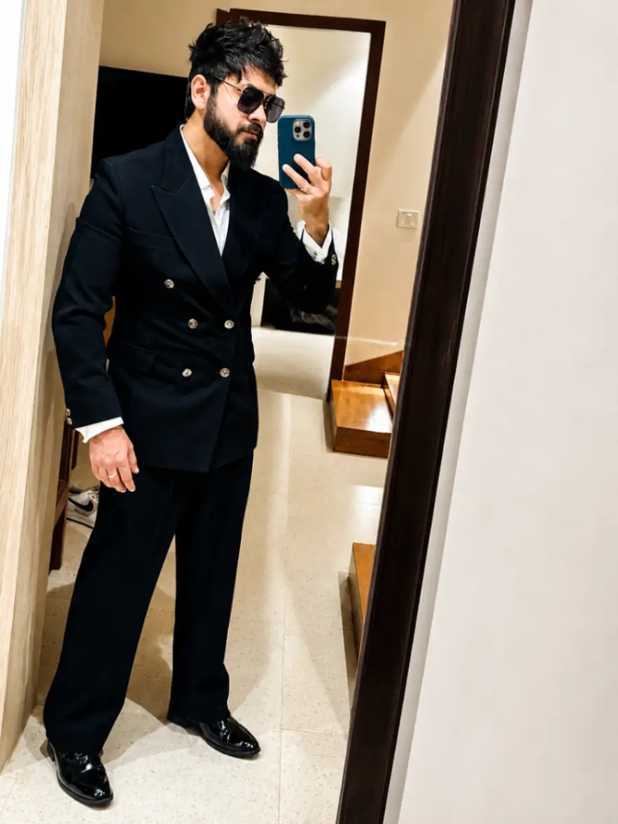 Classic Double Breasted Suit view 2