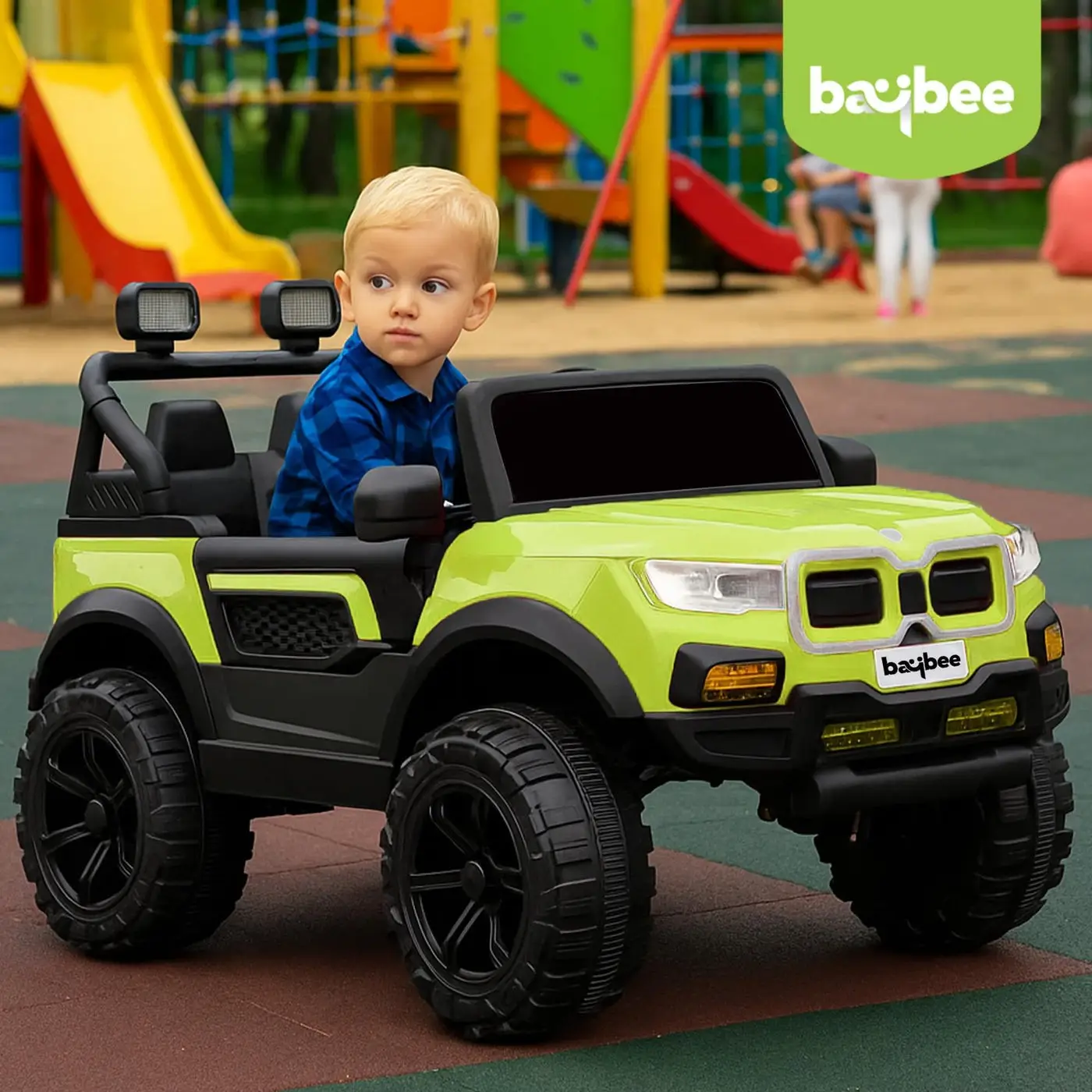Baybee Monster Truck yellow bmw view 6