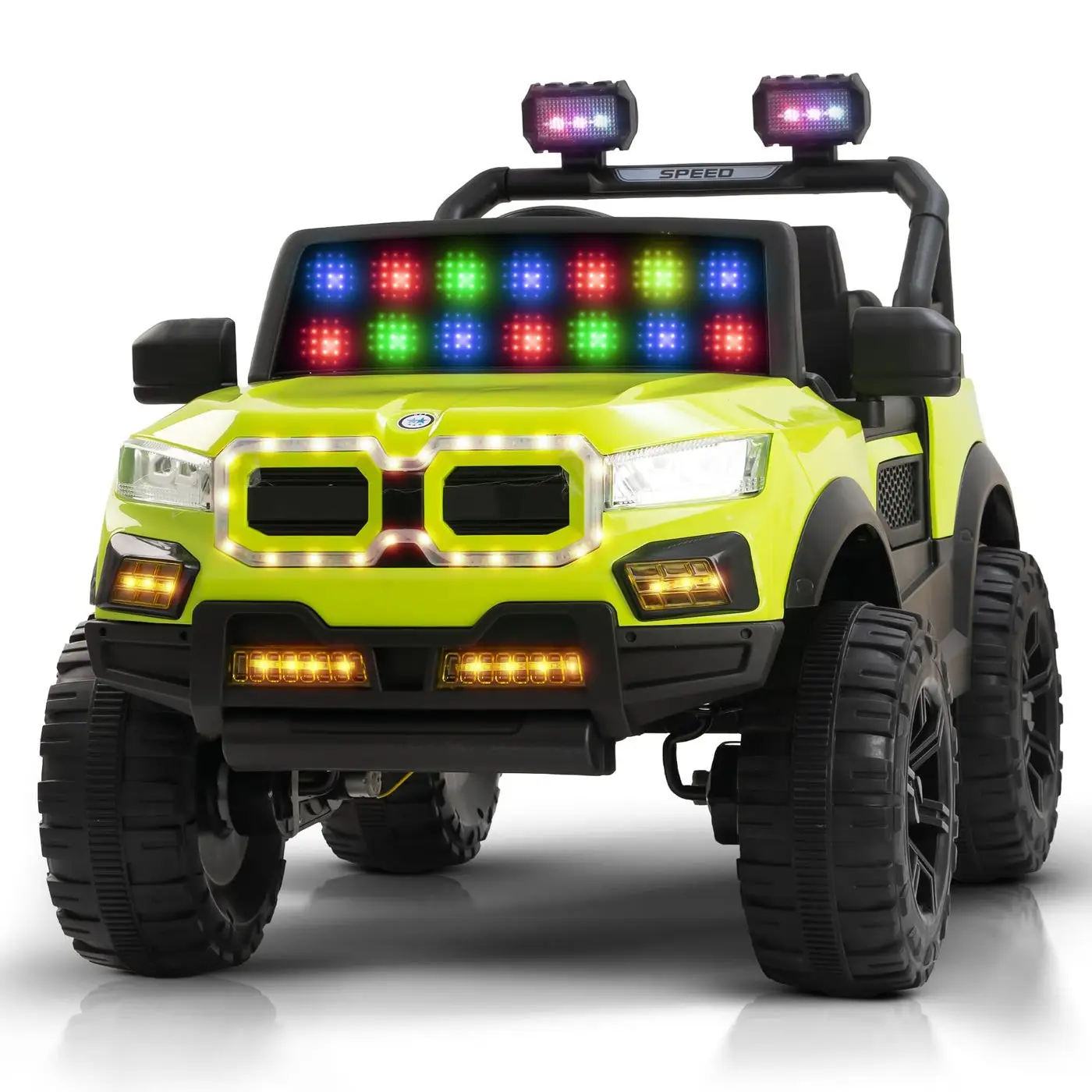 Baybee Monster Truck yellow bmw view 7