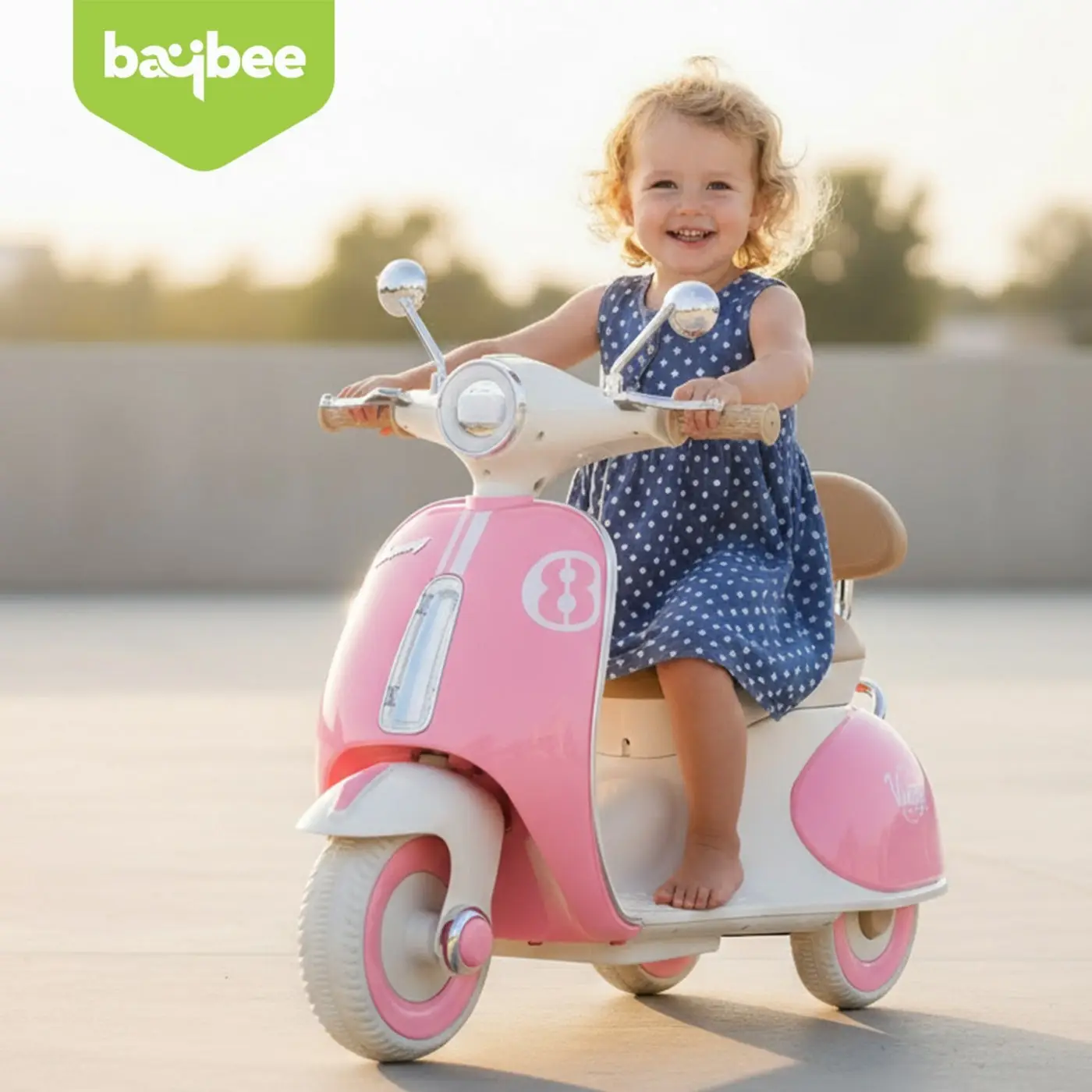 Vintage Kids Scooter pink view 8