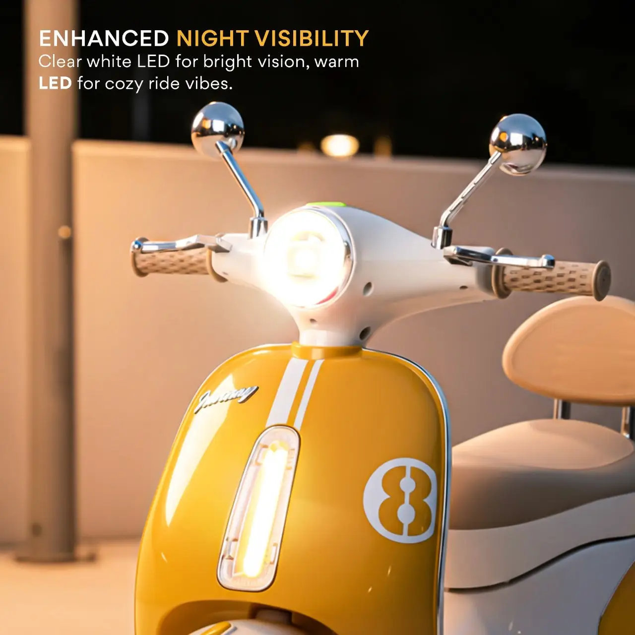 Vespa Miniature Electric Scooter view 3
