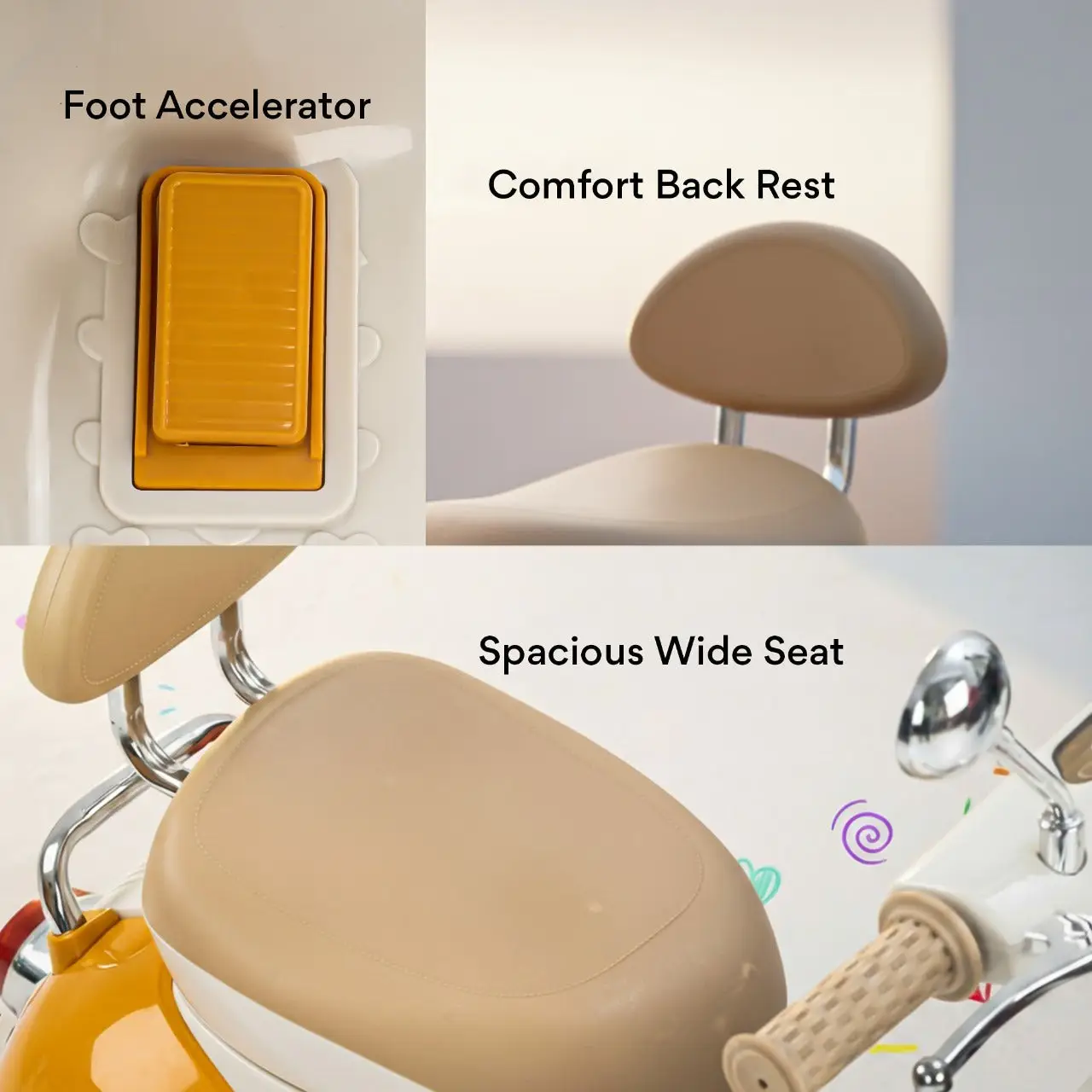 Vespa Miniature Electric Scooter view 4