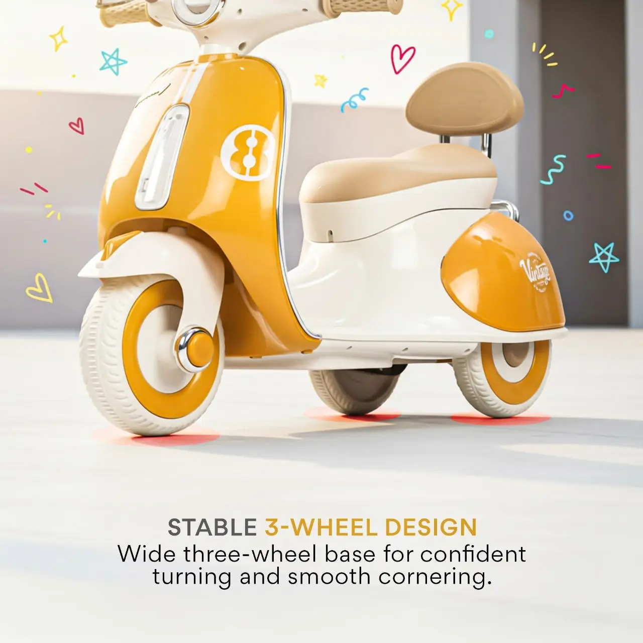 Vespa Miniature Electric Scooter view 5